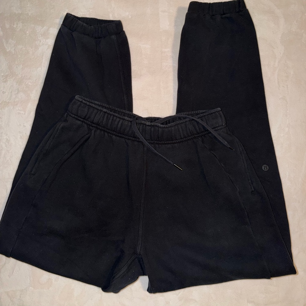 lululemon athletica Black Cozy Jogger Sweatpants